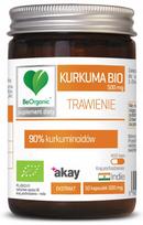 Maisto papildas BeOrganic by Aliness KURKUMA BIO 90% 500mg, 50 kapsulių