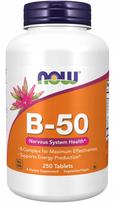 Vitaminų B-50 kompleksas, 250 vnt., NOW Foods