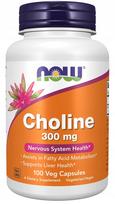 Maisto papildas NOW FOODS Choline 300 mg, 100 kapsulių, 2 vnt.