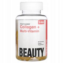 Guminukai su kolagenu ir multivitaminais T-RQ, citrinų skonio, 60 vnt.