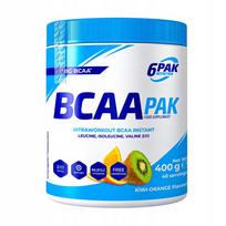 Aminorūgščių milteliai BCAA 6PAK Nutrition 400 g apelsinų