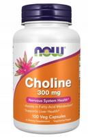 Maisto papildas NOW FOODS Choline 300mg, 100 kapsulių