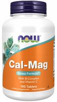 Maisto papildas NOW Foods Cal-Mag su B kompleksu ir vitaminu C, 100 tablečių