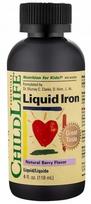 Geležies skystis ChildLife Liquid Iron, 118 ml, mėlynių skonio