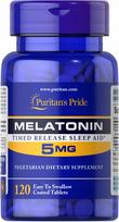 Maisto papildas Puritan's Pride Melatonin su Vitaminu B6 5mg 120 tablečių