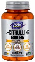 Aminorūgštys NOW Foods L-Citrulline 1200mg 120 tabletės