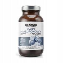 Maisto papildas Big Nature Hyaluronic Acid Collagen 120 kaps.