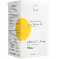 Vitaminas C su kolagenu Colway, 30 pakelių, erškėtuogės