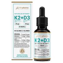Vitaminų K2 + D3 lašai Alto Pharma 30 ml