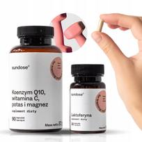Maisto papildas su magnesium, coenzyme Q10, vitaminu C, kaliu ir lactoferrinu po treniruotės