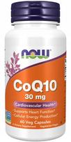 Maisto papildas NOW Foods Coenzyme Q10 30 mg 60 kapsulių