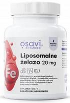 Geležies papildas Osavi Liposomal Iron 20mg, 60 kapsulių