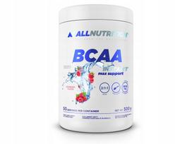 Amino rūgštys ALLNUTRITION BCAA MAX SUPPORT INSTANT 500g, aviečių skonio