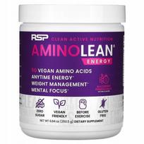 Aminorūgščių kompleksas RSP Nutrition AminoLean Energy, gervuogių ir granatų skonio, 250,5 g