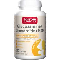 Maisto papildas Jarrow Formulas Glucosamine, Chondroitin ir MSM, 240 kaps., 2 vnt.