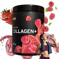 Kolagenas KFD Premium Collagen+ 400g, braškių-aviečių, su MSM ir D3, sąnariams ir odai