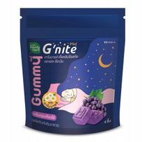 Guminukai G’Nite gummy grapes 24g su magniu ramiam miegui