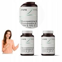 Maisto papildas UNS Glucosamine Chondroitin MSM Vitamin C Sulfate Complex, 120 kaps., 2 vnt.