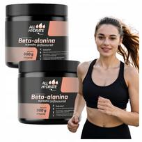 Beta-alanino milteliai Aliness Allhydrate 300 g, be aspartamo, 2 vnt.