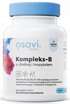 Vitaminų B kompleksas Osavi, B1, B2, B3, B5, B6, B12, cholinas, inozitolis, 60 kaps.