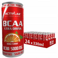 Amino rūgščių gėrimas ACTIVLAB BCAA XTRA 24x330 ml, apelsinų skonio