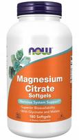 Maisto papildas NOW Foods Magnesium Citrate, 180 kaps.
