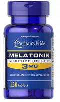Maisto papildas Puritans Pride Melatonin 3 mg 120 tablečių
