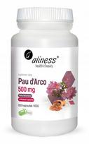 Maisto papildas Aliness Pau d'Arco Lapacho Bark Powder 500mg, 100 kapsulių