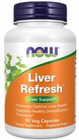 Maisto papildas kepenims NOW Foods Liver Refresh su margainiais, 90 kaps.