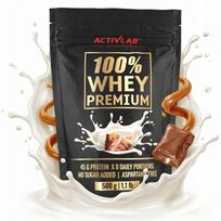 Baltymų kondicionierius Activlab 100% Whey Premium 500g šokolado ir karamelės skonio