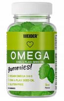 Guminukai Weider OMEGA 50, laimo skonio, OMEGA 3-6-9, EPA, DHA, žuvų taukai