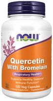 Maisto papildas NOW Quercetin with Bromelain, 120 kapsulių