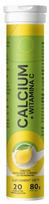 Maisto papildas RING Calcium + Vitamin C, 20 putojančių tablečių