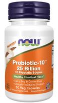 Probiotikai NOW Foods Probiotic-10, 25 mlrd., 50 kaps.