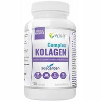 Maisto papildas WISH COLLAGEN COMPLEX 120 kapsulių su gliukozaminu, hialurono rūgštimi ir vitaminu C