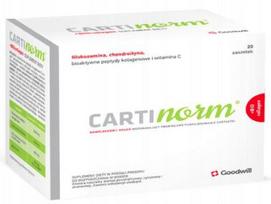Maisto papildas Cartinorm BIOcollagen 20 pakelių, be cukraus, su peptidais, gliukozaminu ir chondroitinu