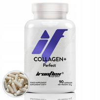 Kolagenas IronFlex 90 kapsulių su jautienos kolagenu, hialurono rūgštimi ir vitaminu C