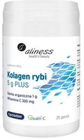 Žuvų kolagenas Aliness 5g PLUS sieros OptiMSM su vitaminu C, 25 porcijos