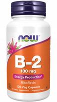 Vitaminas B-2 Riboflavinas NOW Foods, 100 kaps.