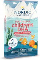 Vaikų omega-3 DHA guminukai Nordic Naturals, tropinių vaisių, 600 mg, 30 vnt.