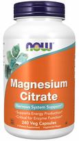Maisto papildas NOW Foods Magnesium Citrate 133 mg, 240 kapsulių