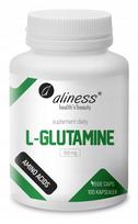 Maisto papildas Aliness L-Glutamine 500 mg 100 kapsulių vege