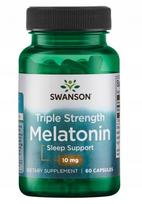 Maisto papildas SWANSON Melatonin Triple Strength 10 mg, 60 kapsulių