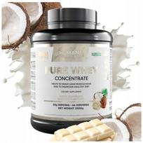 Baltyminis koncentratas HUMAN PROTECT PURE WHEY 2kg, baltojo šokolado su kokosais