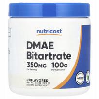 Maisto papildas Nutricost DMAE bitartrate, 100 g, beskonis