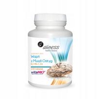 Maisto papildas Aliness Calcium from Shell Oyster 100 kapsulių su D3 ir K2MK7