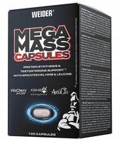 Maisto papildas kapsulėmis Weider MEGA MASS 120 HMB raumenų augimui