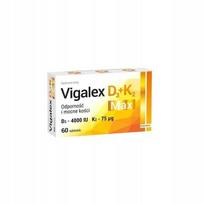 Maisto papildas Vigalex D3 + K2 Max, 60 tabletų