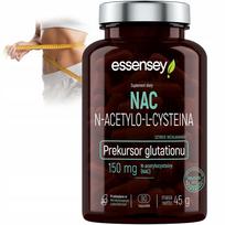 Papildas Essensey NAC Fast Absorbing Glutathione N-Acetyl L-Cysteine 90 dienų, vegetariškas