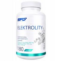 Elektrolitai SFD 180 tabletės, magnis, kalis, kalcis, natris